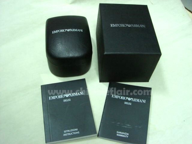 Emporio Armani Black Watch Box